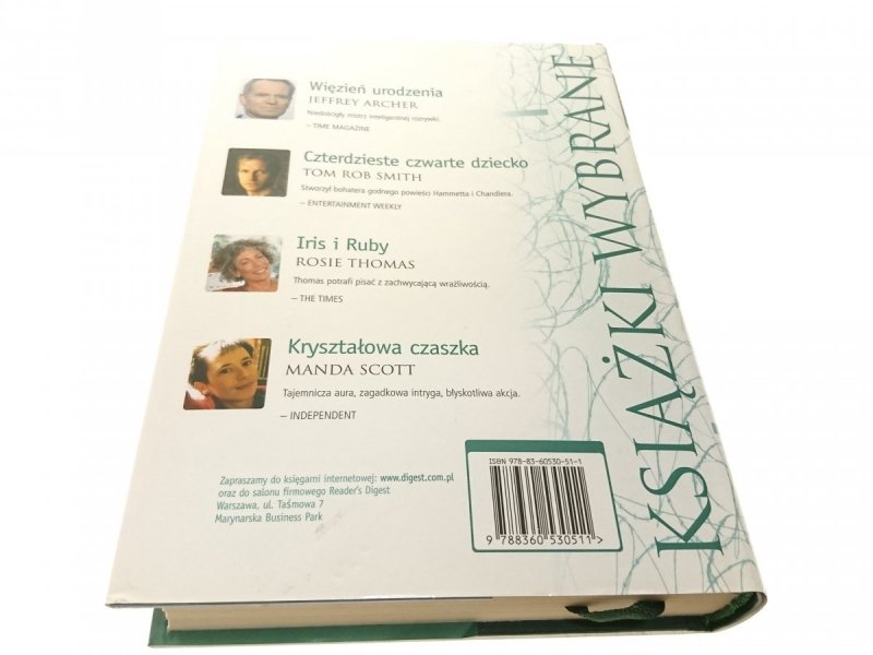 KSIĄŻKI WYBRANE: WIĘZIEŃ URODZENIA - J Archer 2009