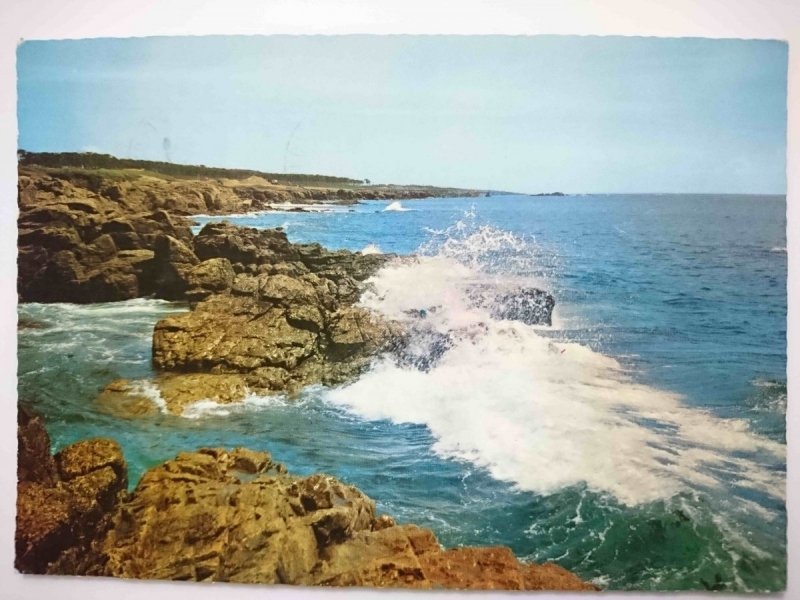 LES SABLES D'OLONNE (VENDEE) CÓTE SAUVAGE VERS LE PUITS D'ENFER