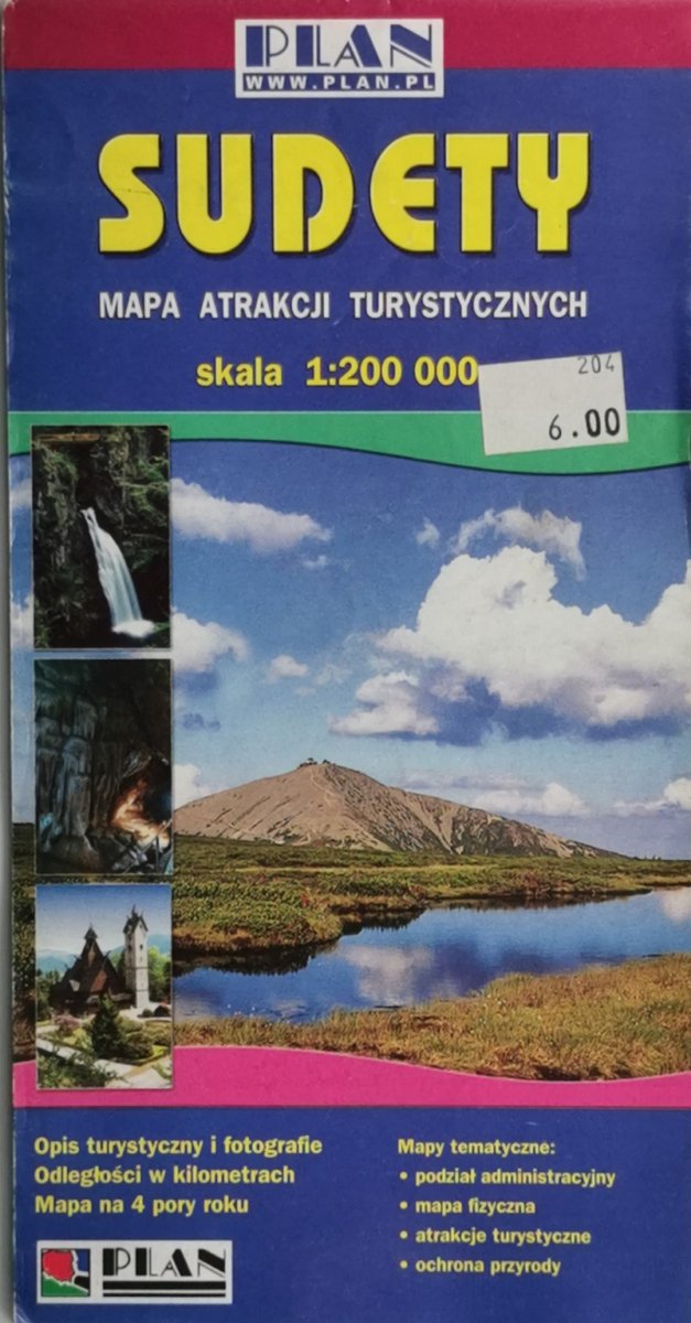 SUDETY MAPA 1:200 000