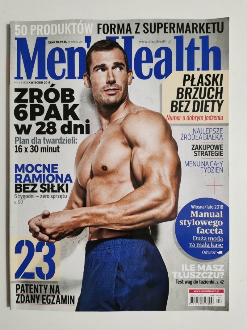 MEN'S HEALTH NR 4 (163) KWIECIEŃ 2018