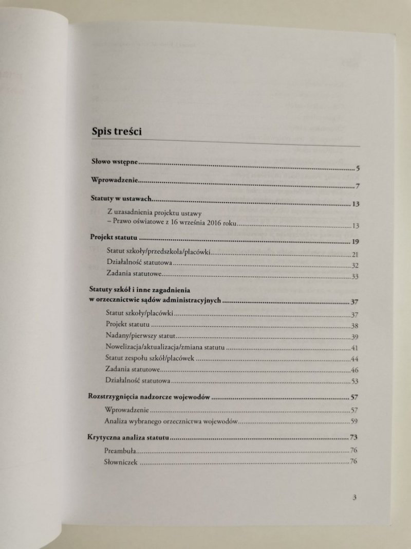 STATUT KONSTYTUCJĄ SZKOŁY - Antoni J. Jeżowski 2017