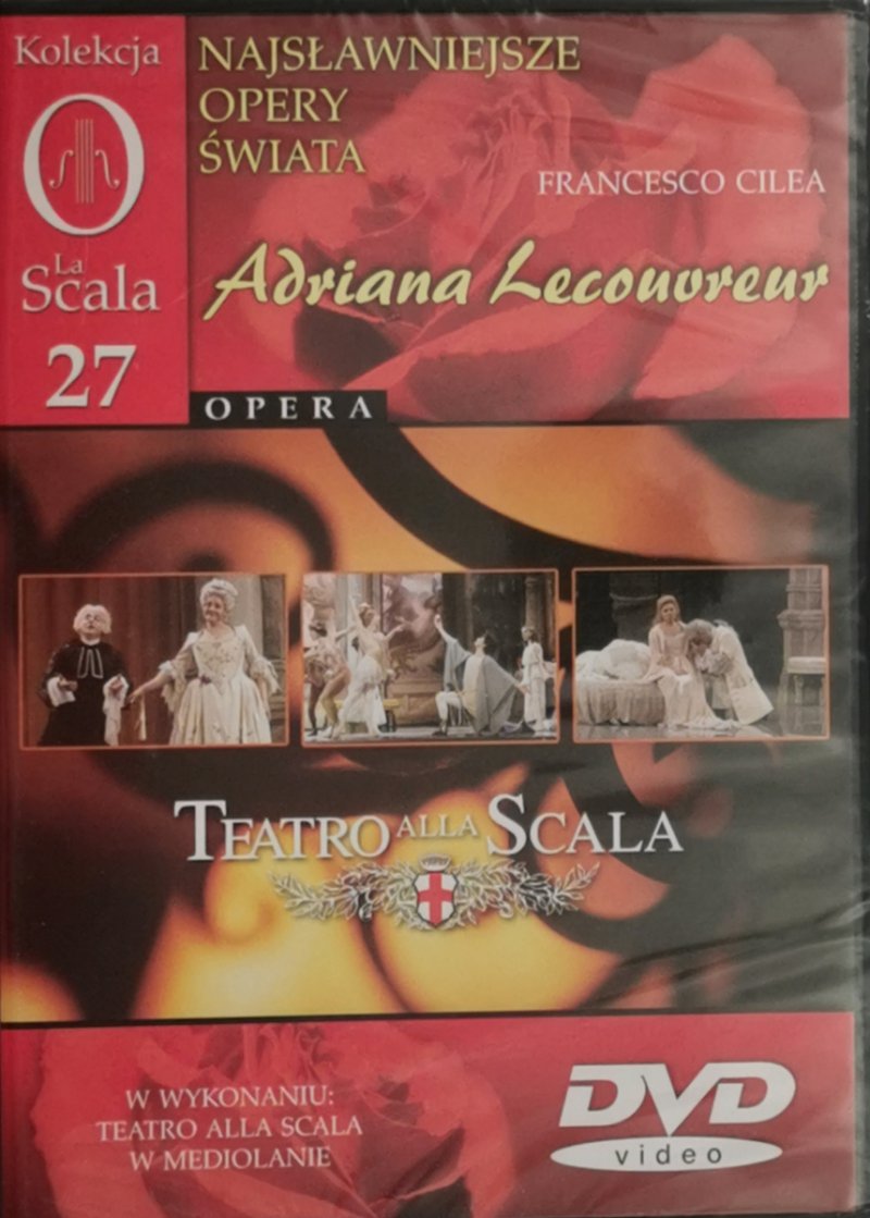 DVD. KOLEKCJA LA SCALA: 27. ADRIANA LECOUOREUR - Francesco Cilea