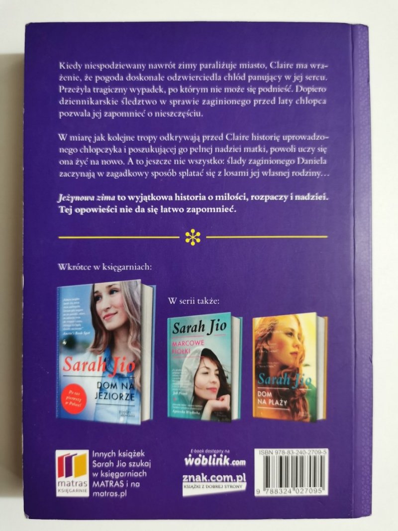 JEŻYNOWA ZIMA - Sarah Jio 