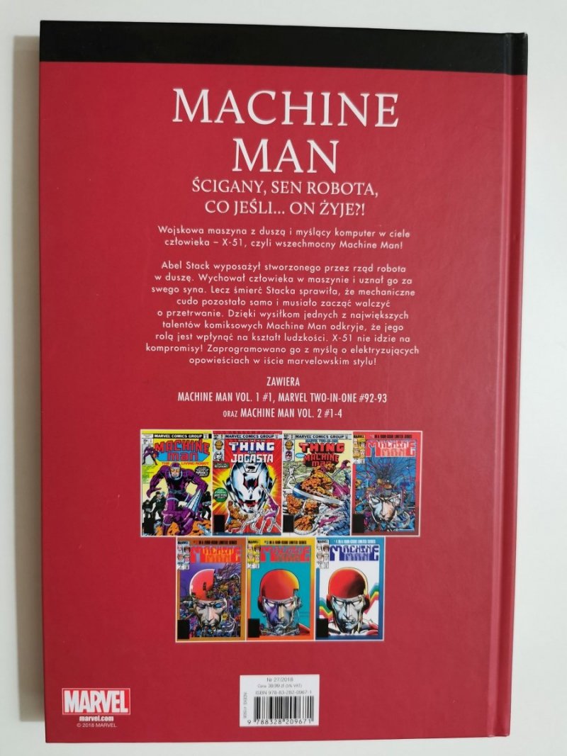 SUPERBOHATEROWIE MARVELA TOM 27 MACHINE MAN 