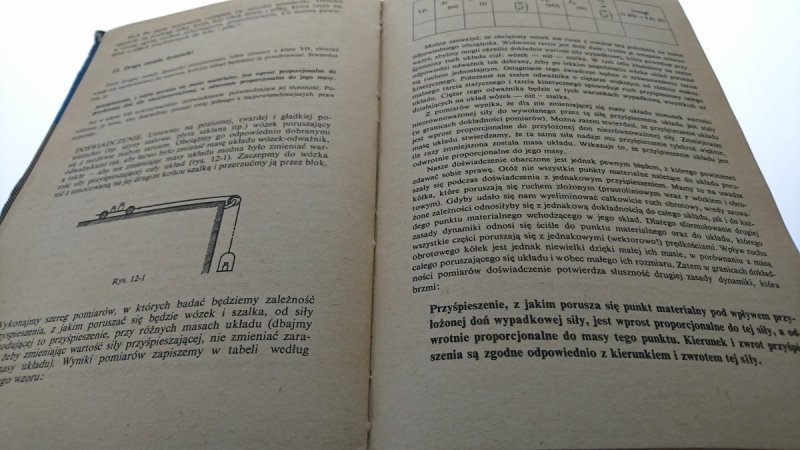 FIZYKA DLA KLASY I LICEUM - Gabryelski 1975