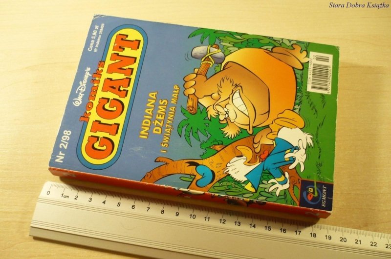 KOMIKS GIGANT NR 2/98 INDIANA DŻEMS I ŚWIĄTYNIA