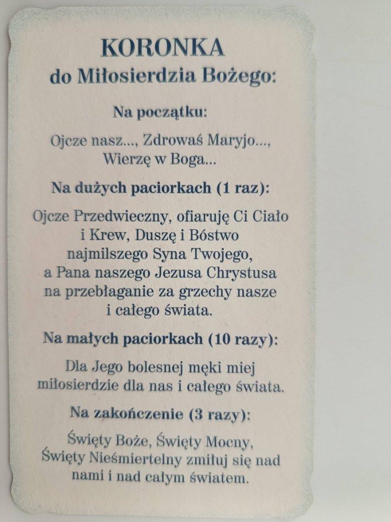 JEZU UFAM TOBIE ELEMENTY BROKATU