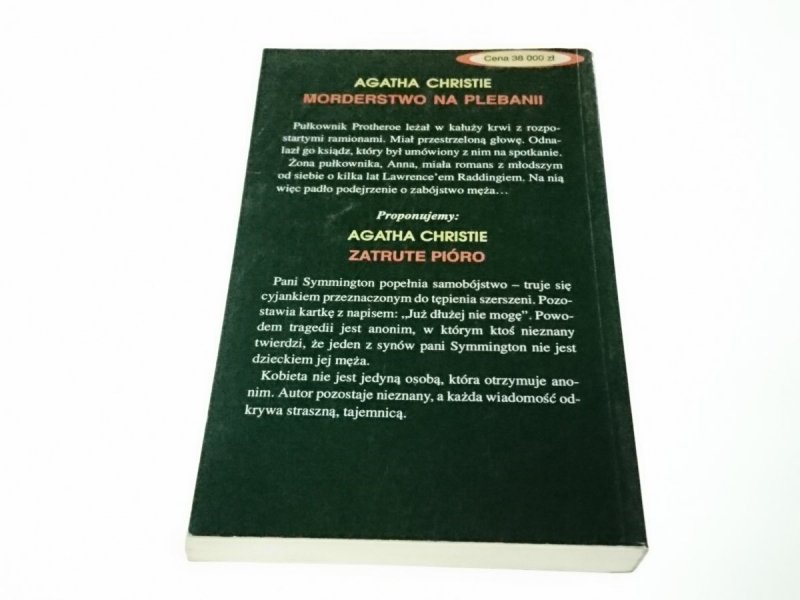 MORDERSTWO NA PLEBANII - Agatha Christie 1993