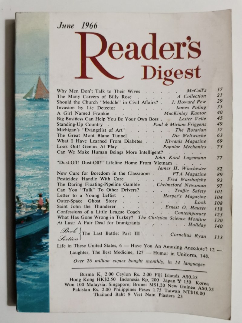 READER’S DIGEST JUNE 1966