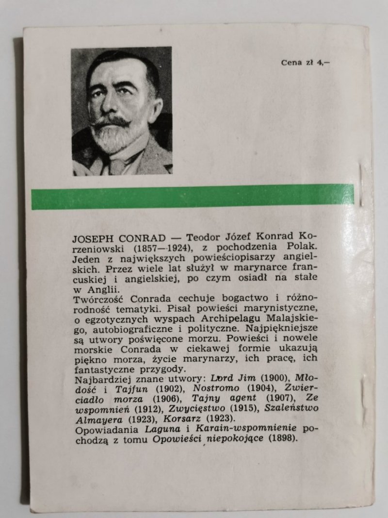 LAGUNA - Joseph Conrad 1967