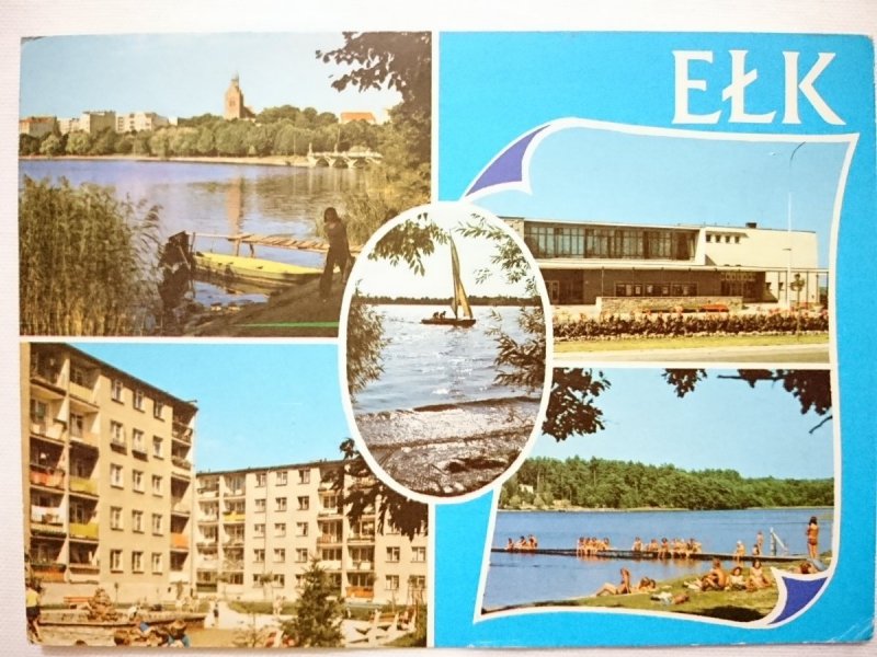 EŁK. FRAGMENT MIASTA I INNE FOT. SUROWIEC