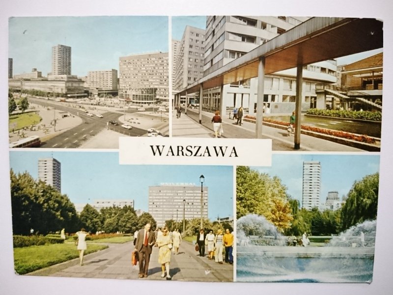 WARSZAWA. WIDOK NA DOMY TOWAROWE CENTRUM I INNE FOT. KICMAN I INNI
