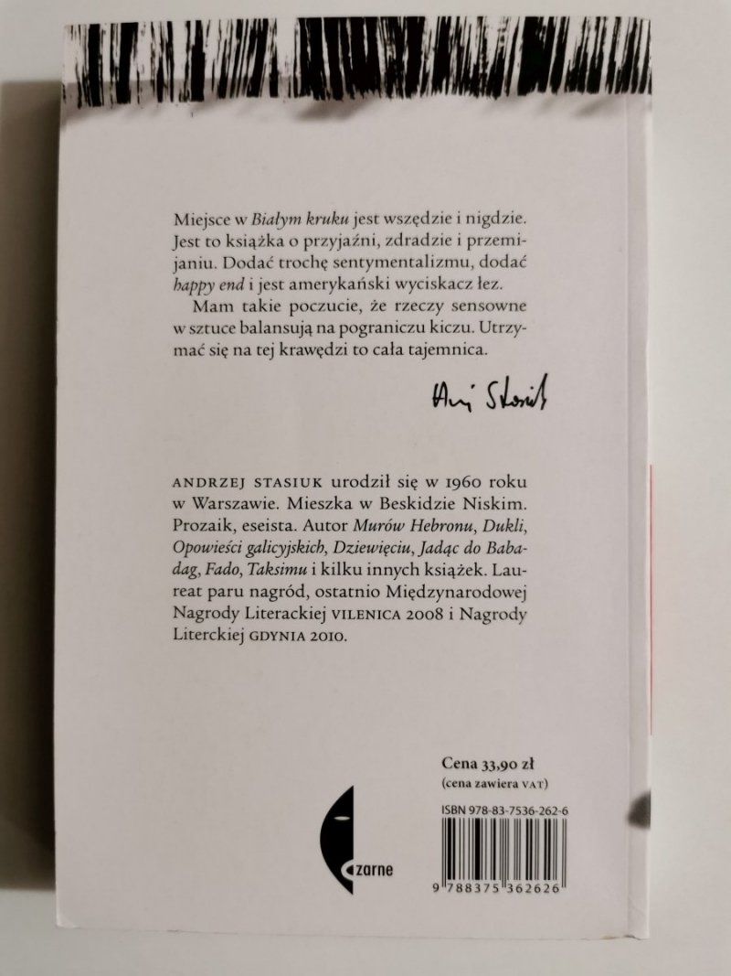 BIAŁY KRUK - Andrzej Stasiuk 