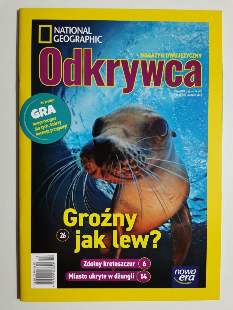 ODKRYWCA MAGAZYN DWUJĘZYCZNY W ŚRODKU GRA – Nr. 12.2018