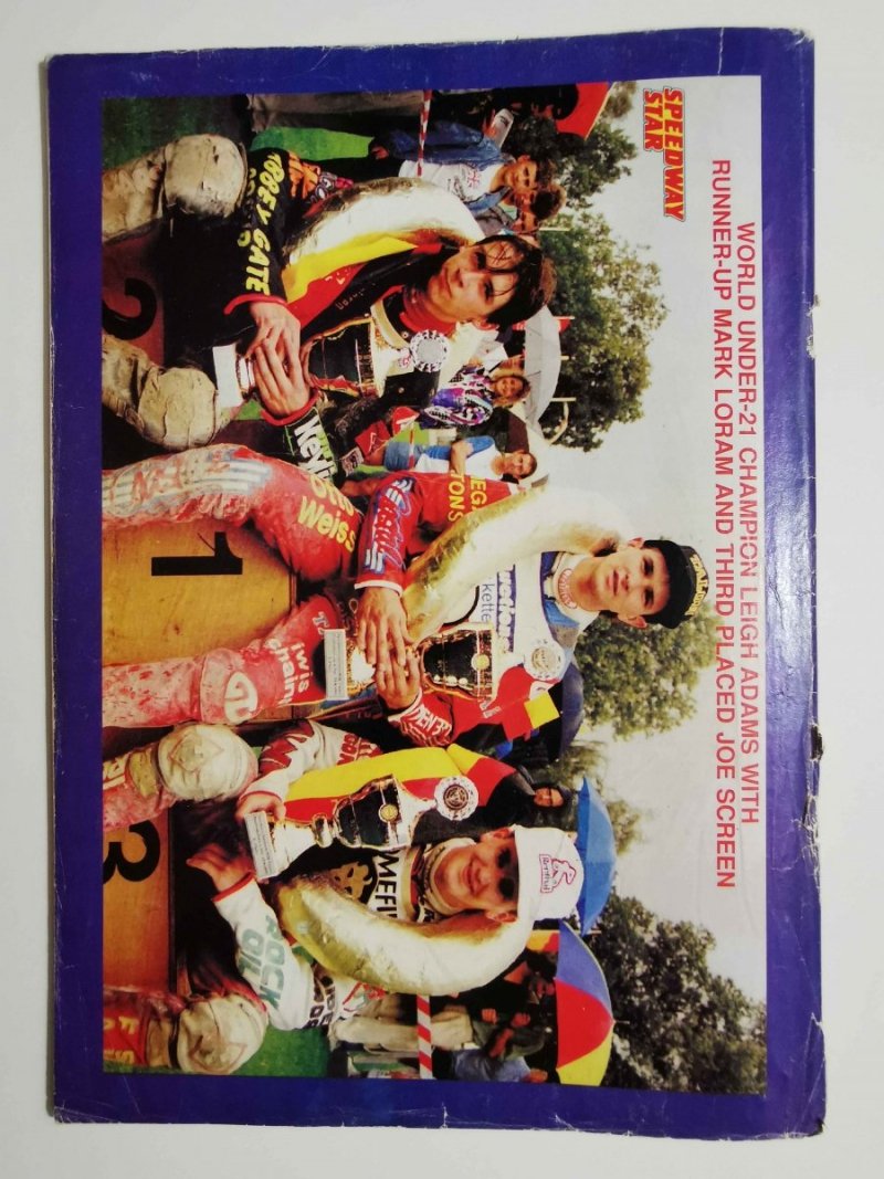 SPEEDWAY STAR AUGUST 29 1992