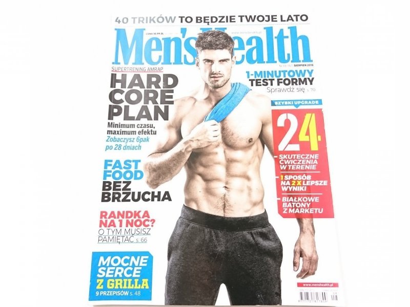 MEN'S HEALTH NR 08 (167) SIERPIEŃ 2018