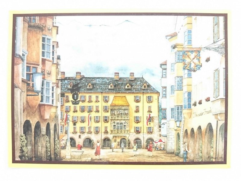 INNSBRUCK. HERZOG-FRIEDRICH-STRASSE MIT GOLDENEM DACHL
