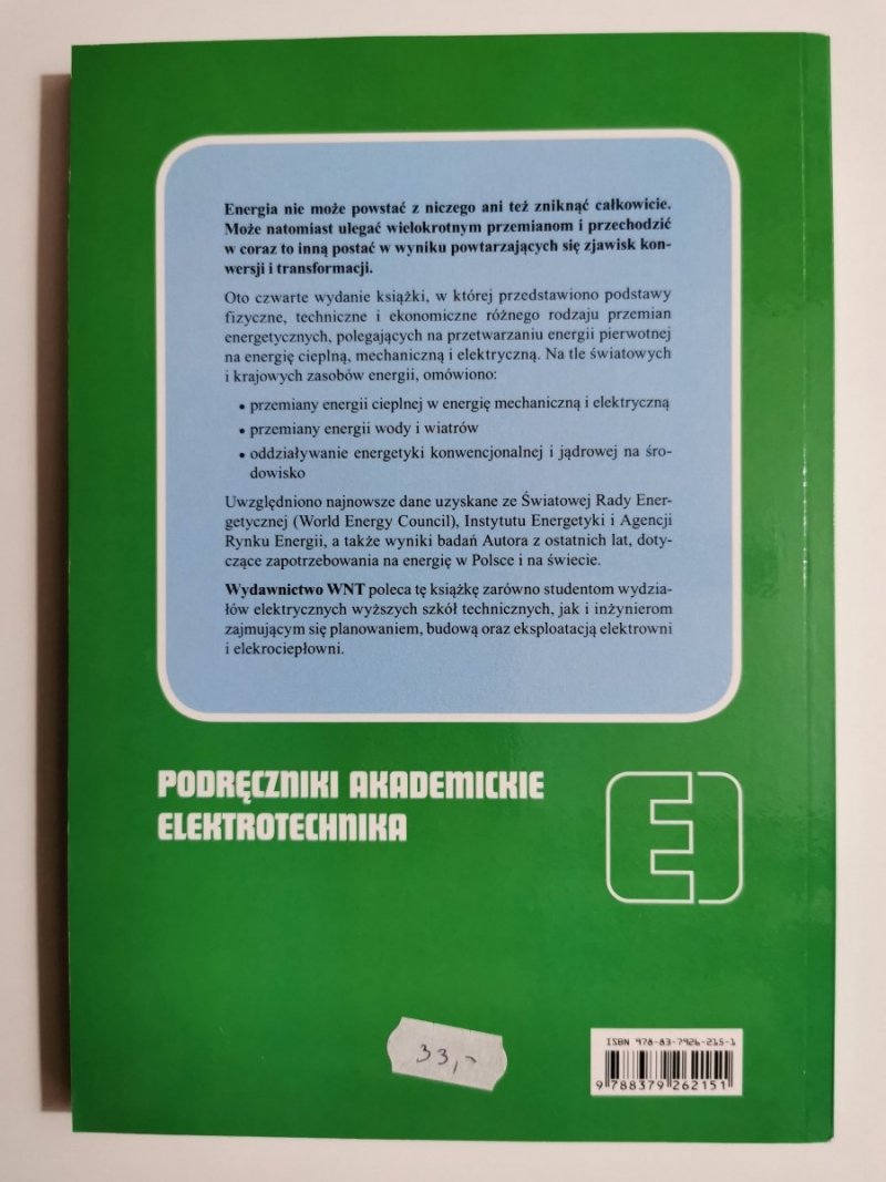 PODSTAWY PRZEMIAN ENERGETYCZNYCH - Jacek Marecki 