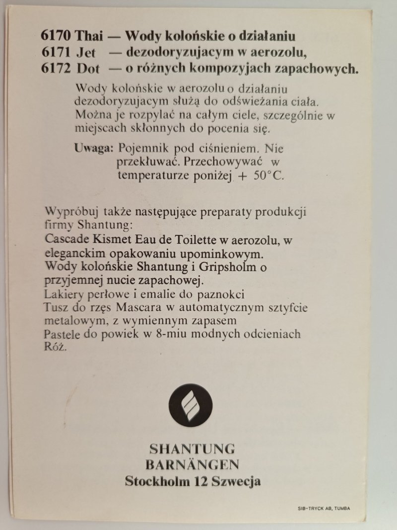 AKTYWNA I ATRAKCYJNA SHANTUNG