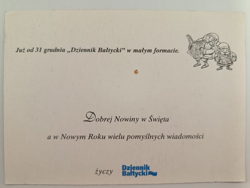 MIKOŁAJ Z DZIENNIKIEM BAŁTYCKIM