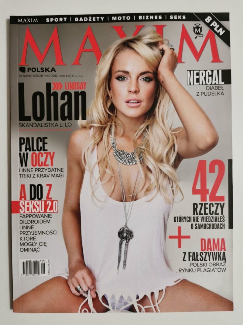 MAXIM NR 8 (09) PAŹDZIERNIK 2012 LINDSAY LOHAN