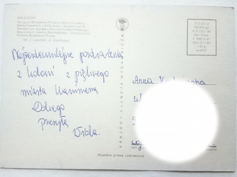 NAŁĘCZÓW. MUZEUM BOLESŁAWA PRUSA FOT. LEWIŃSKI, VOELINAGEL