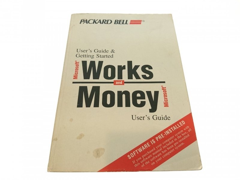 WORKS AND MONEY. USER'S GUIDE 1991