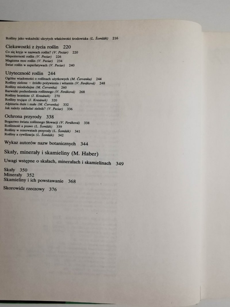ŚWIAT ROŚLIN SKAŁ I MINERAŁÓW 1984