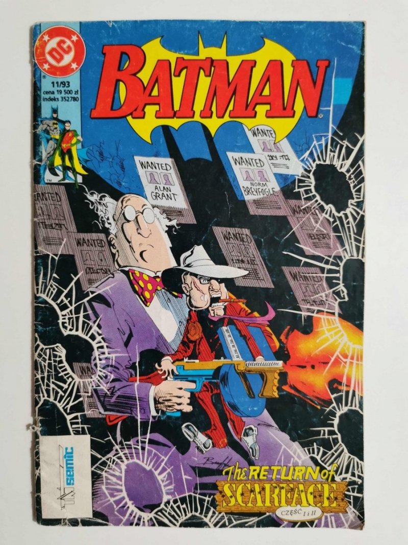 BATMAN NR 11/93 POWRÓT SCARFACE 