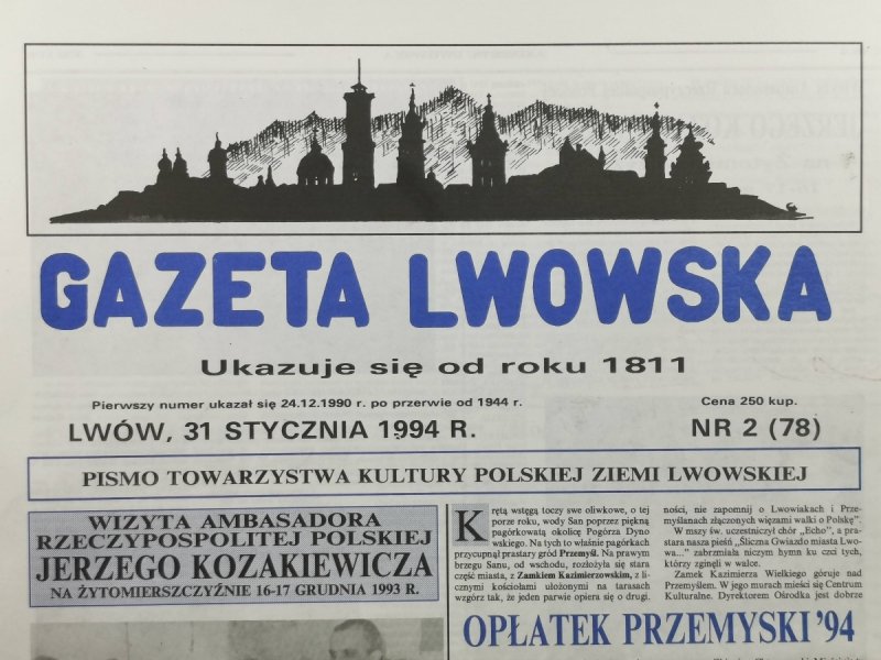 GAZETA LWOWSKA NR 2 (78) 1994