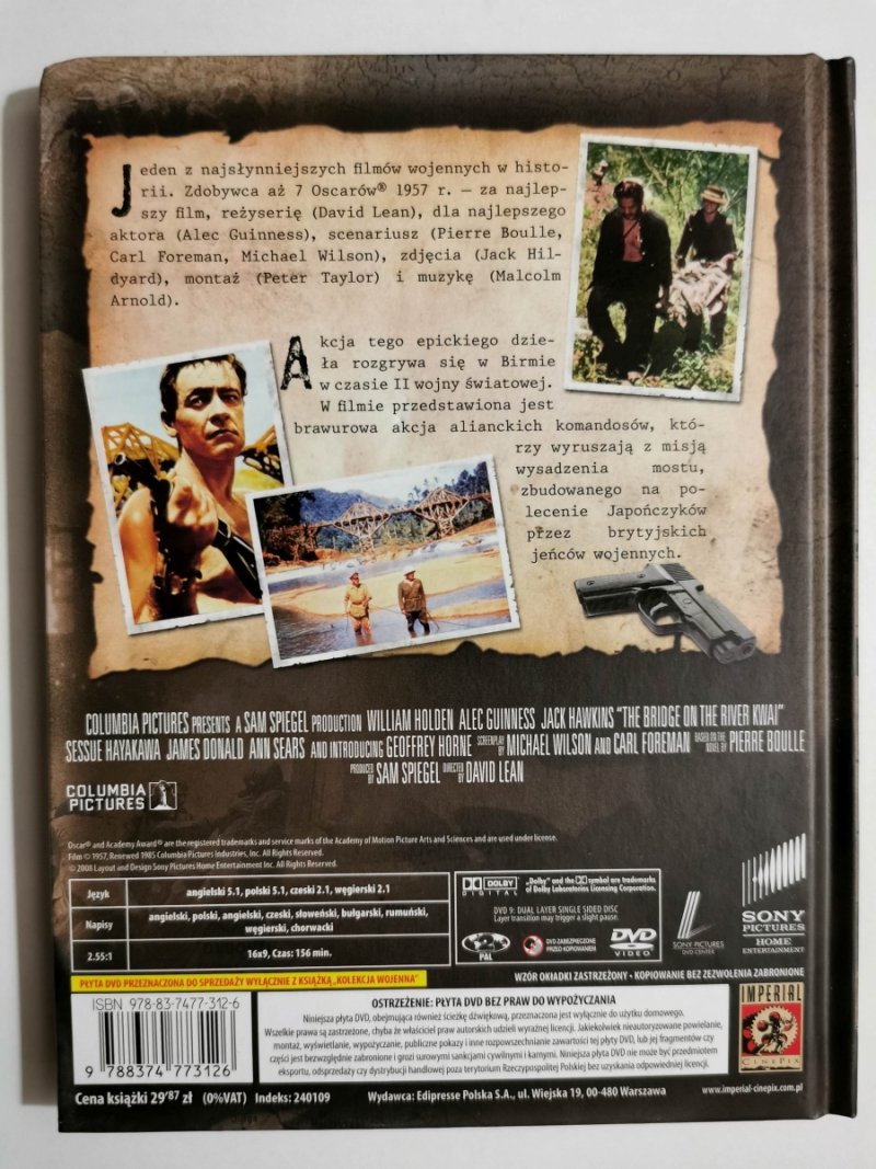 DVD. MOST NA RZECZE KWAI