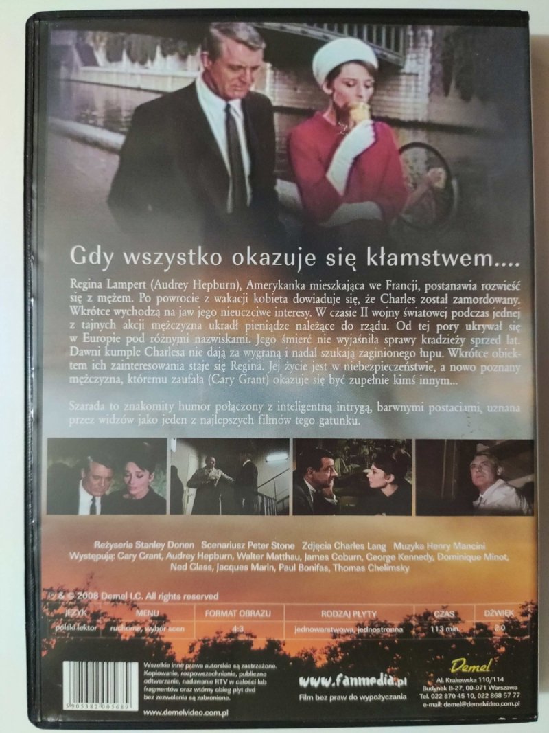 DVD. S. DONEN – SZARADA