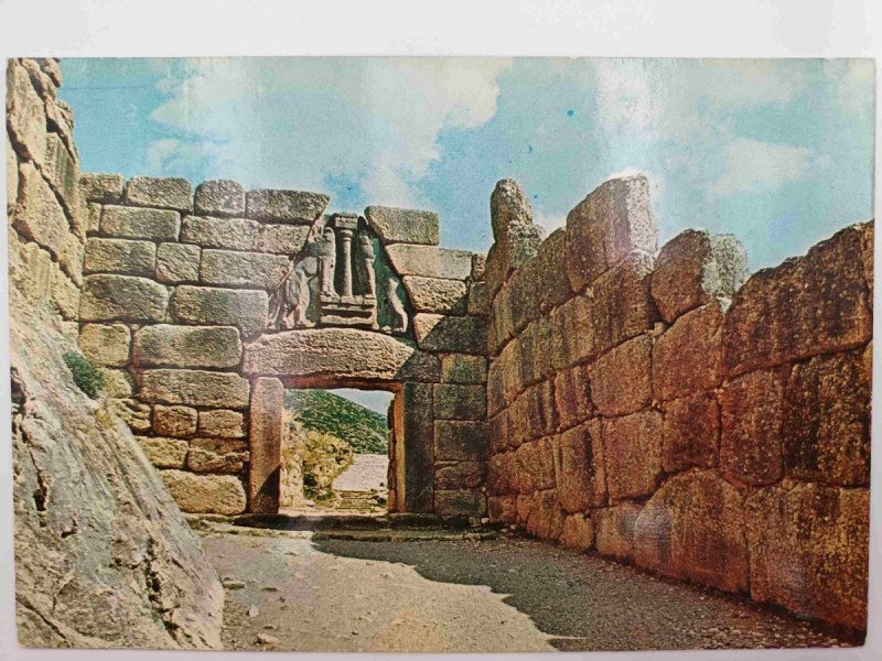 MYKENES POSTAL DES LIONS