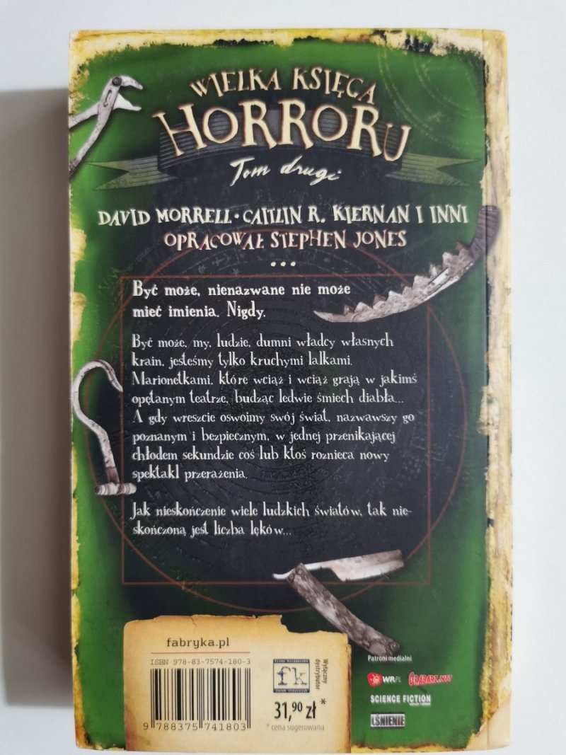 WIELKA KSIĘGA HORRORU TOM II - David Morrell 