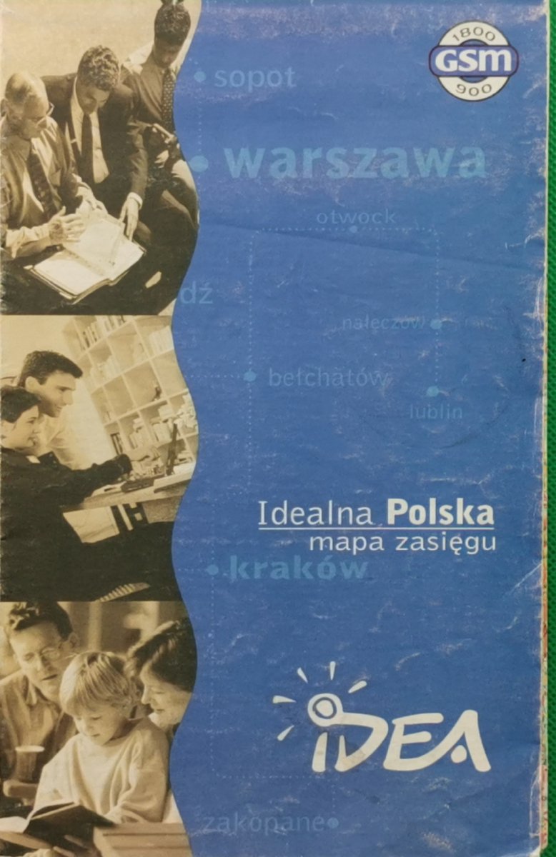 IDEALNA POLSKA MAPA ZASIĘGU. SKALA 1:820 000