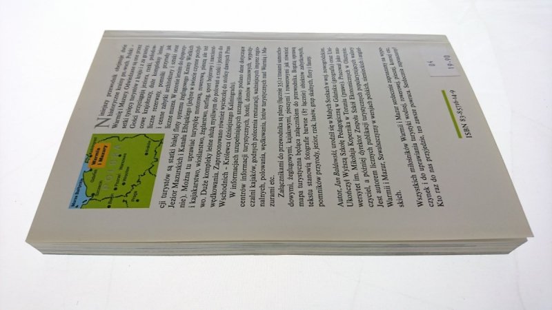 WARMIA I MAZURY - Jan Bałdowski 1997