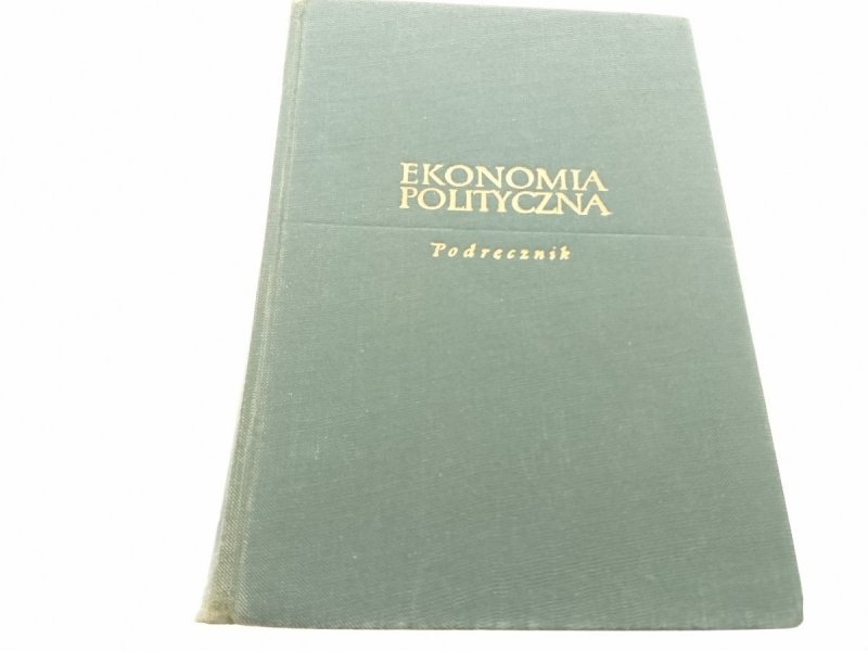 EKONOMIA POLITYCZNA. PODRĘCZNIK 1956