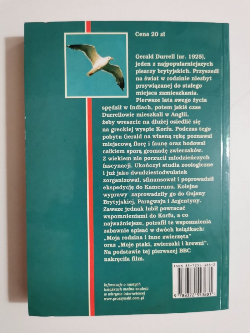 MOJA RODZINA I INNE ZWIERZĘTA - Gerald Durrell 1999