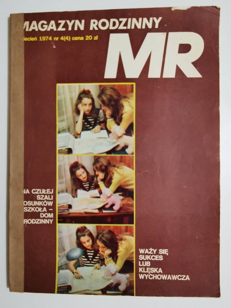 MAGAZYN RODZINNY KWIECIEŃ 1974 NR 4 (4)