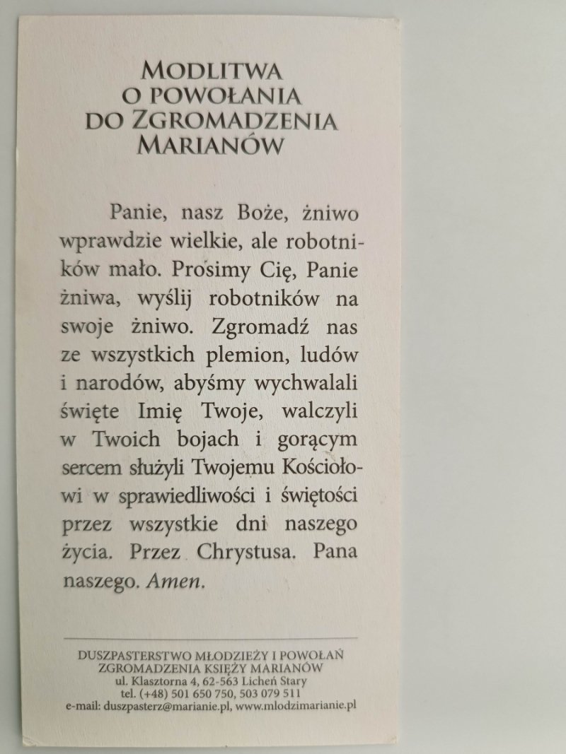 ŚWIĘTY O. STANISŁAW PAPCZYŃSKI