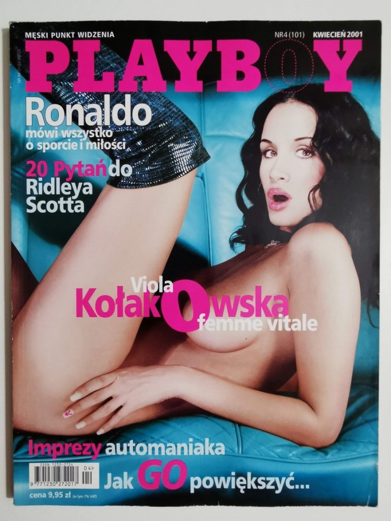 PLAYBOY NR 4 (101) KWIECIEŃ 2001 VIOLA KOŁAKOWSKA 