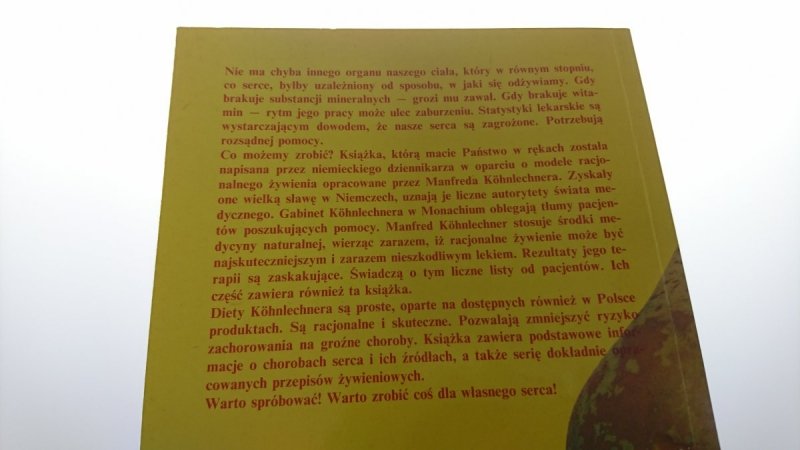 DIETA DLA SERCA - Hans-Jurgen Raabe 1992
