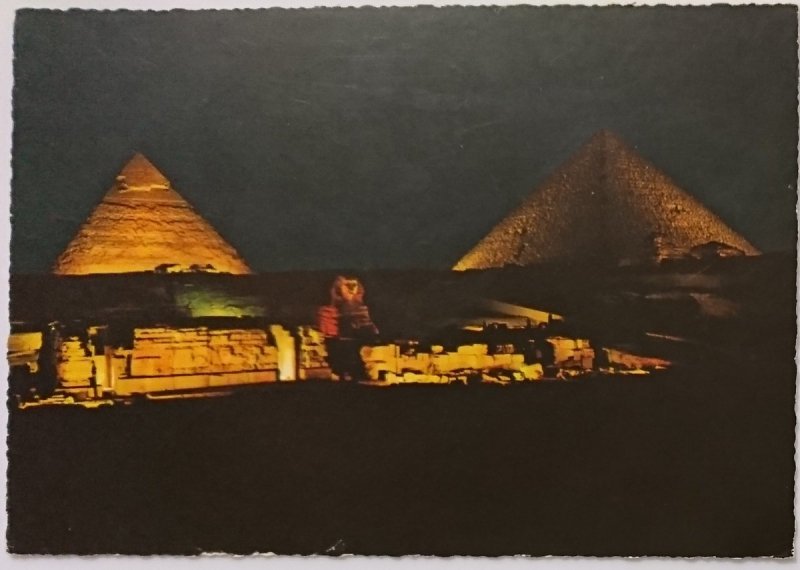 GIZA. SOUND AND LIGHT SHOW AT THE PYRAMIDS