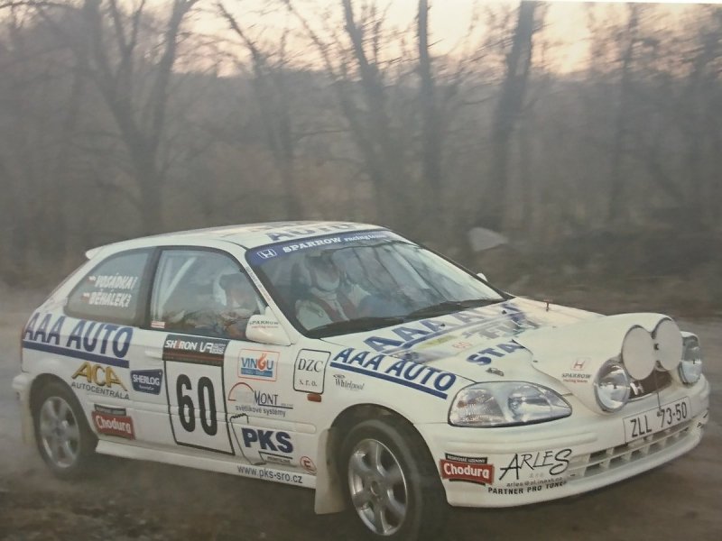 RAJD WRC 2005 ZDJĘCIE NUMER #318 HONDA CIVIC