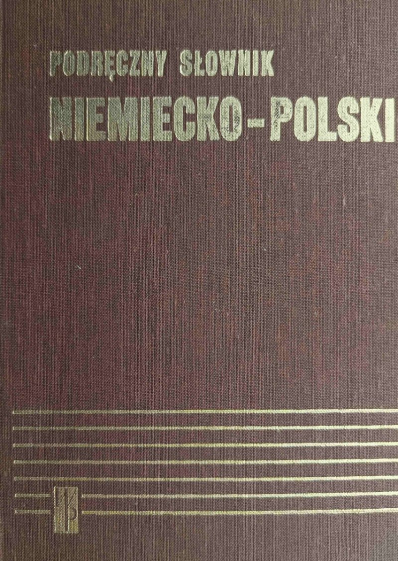PODRĘCZNY SŁOWNIK NIEMIECKO-POLSKI - Jan Chodera