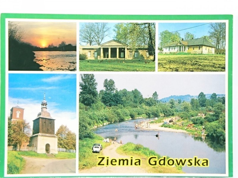 ZIEMIA GDOWSKA. ZACHÓD SŁOŃCA; DWORKI; DZWONNICA
