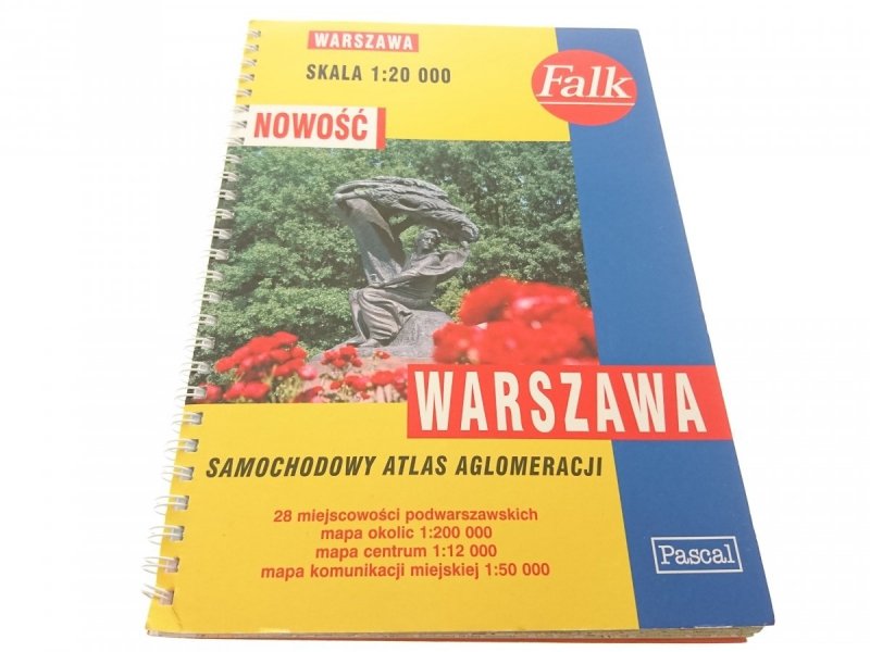 WARSZAWA 1:20000 SAMOCHODOWY ATLAS AGLOMERACJI