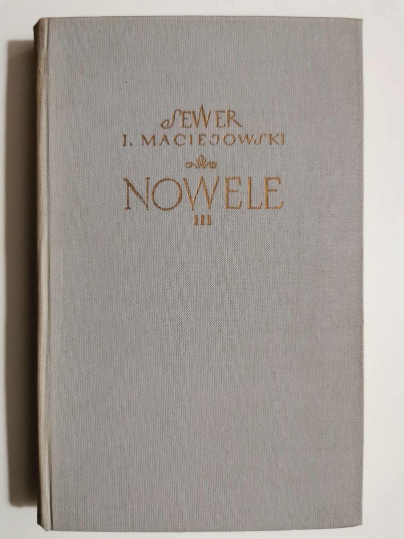 NOWELE III - Sewer Ignacy Maciejowski