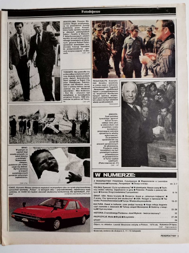 PERSPEKTYWY NUMER 40 (681) 19 LISTOPADA 1982