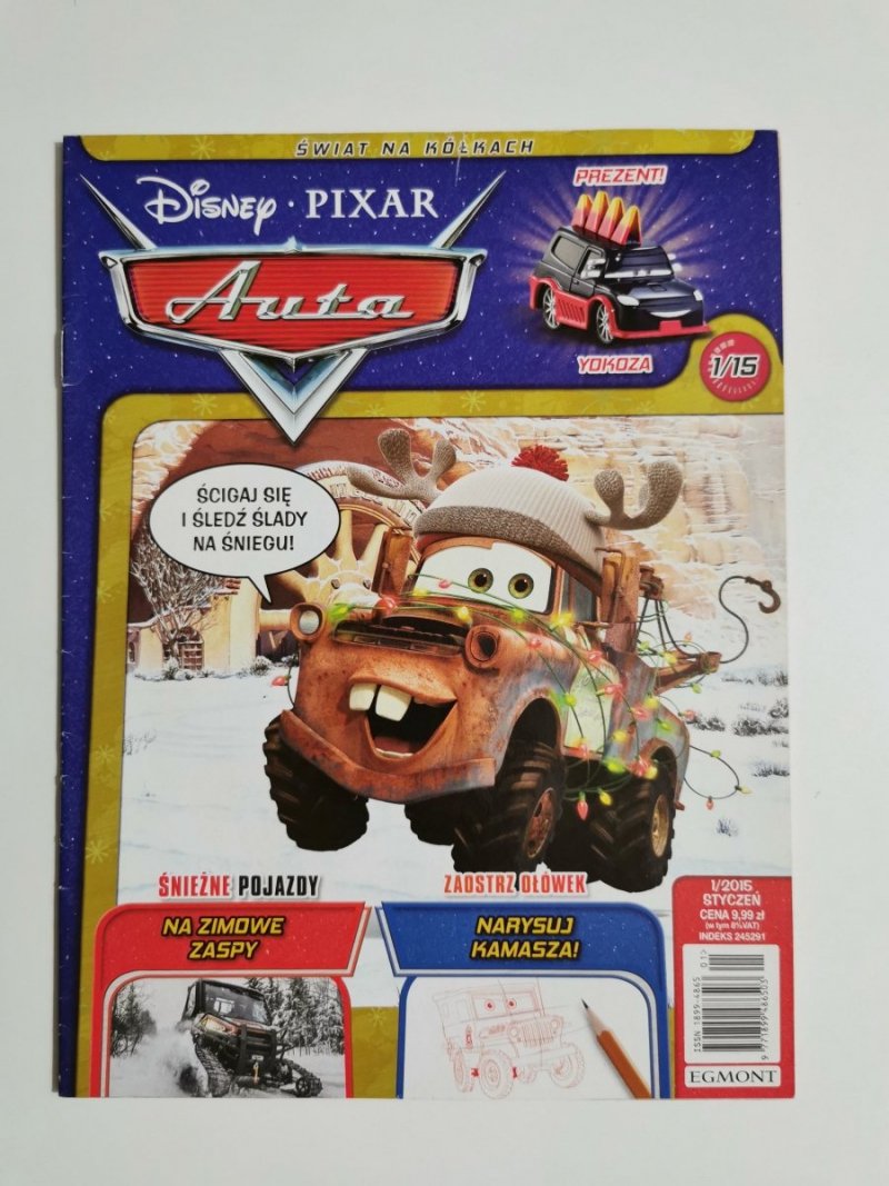 DISNEY PIXAR AUTA NR 1/15 STYCZEŃ